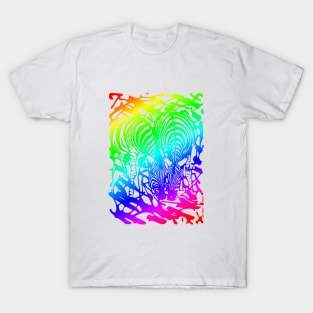 Rainbow Zebras T-Shirt